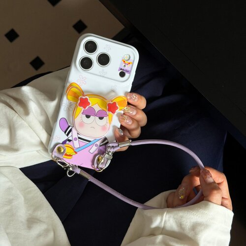 比奇堡女孩适用苹果17promax菲林手机壳iPhone16全包软壳华为P90简约防护小米VIVO可爱个性荣耀一加OPPO三星