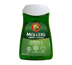 保税发 挪威MOLLERS沐乐思双效鱼油胶囊112粒/瓶omega-3波兰版