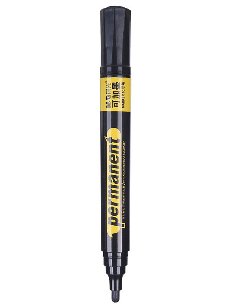 CHENGUANG 마커 펜은 잉크 유성 펜 검정색 특급 포장 펜 빨간색 낙서 펜 파란색 마커 펜 대형으로 리필 가능