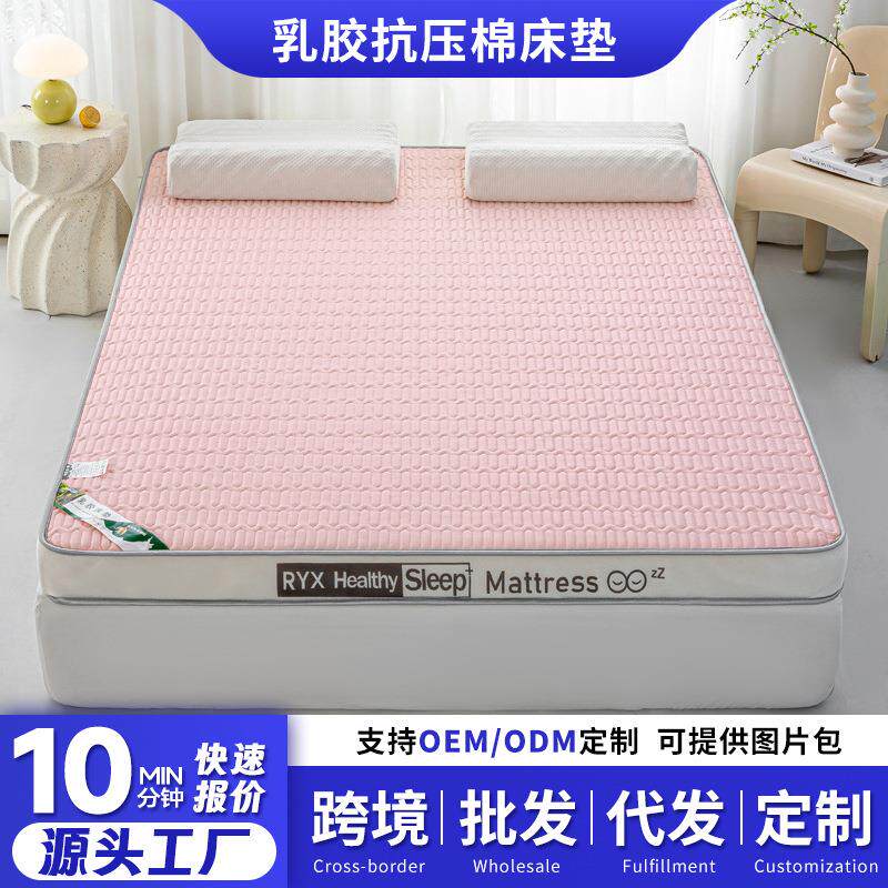 新款抗压棉凉席款床垫夏季学生宿舍乳胶床垫地铺睡垫厂家