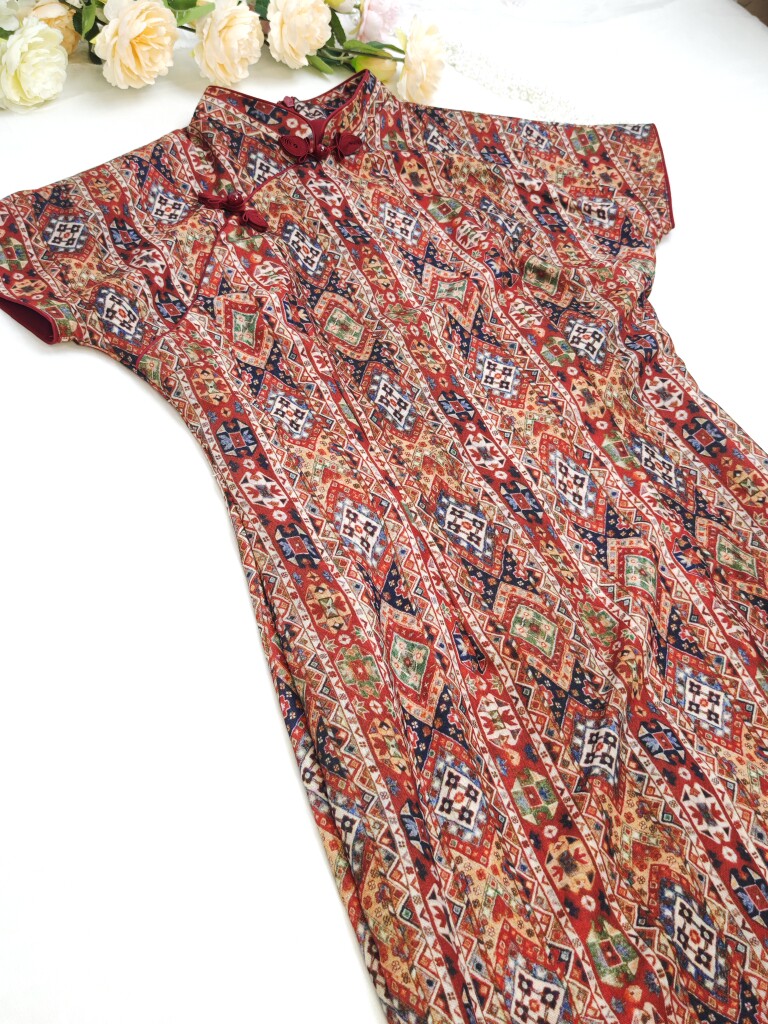 【波西米亚】落萦改良旗袍民族风连衣裙小个子日常可穿新中式国风