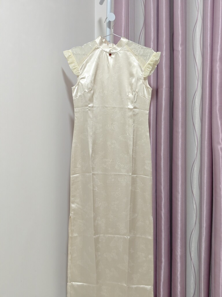 【如愿】改良旗袍新中式连衣裙日常可穿年轻少女订婚敬酒礼服领证