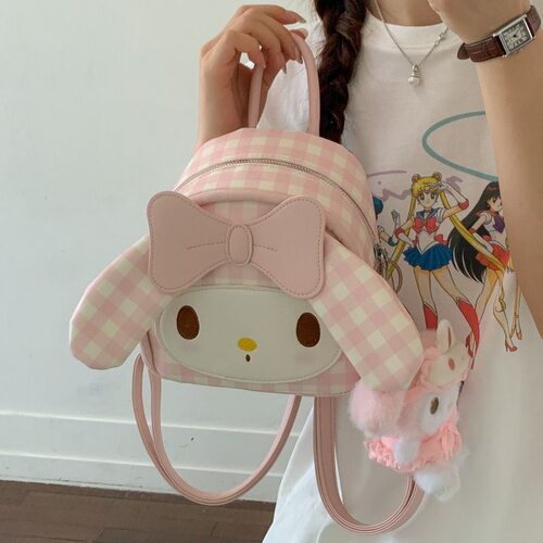 日系卡通可爱美乐蒂双肩包女小众