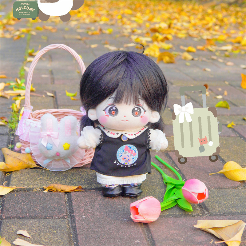 新款20cm炸毛花花华晨宇棉花娃娃