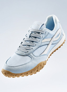 【甜甜粉丝专享】真皮德训鞋男女同款 复古软底橡胶轻便休闲鞋