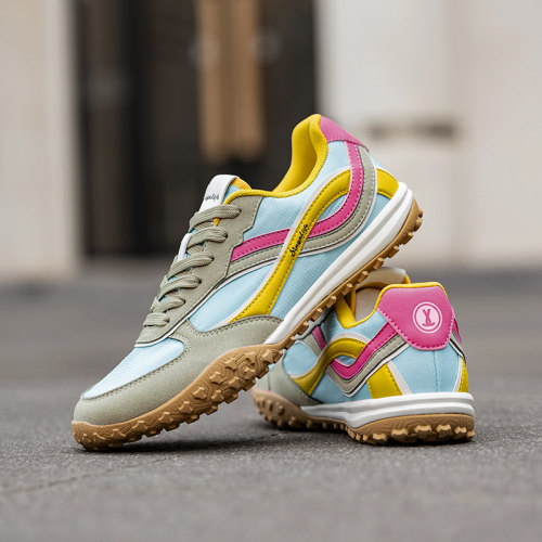 简届云乙真皮德训鞋男女同款 复古软底橡胶轻便平底鞋通勤休闲鞋