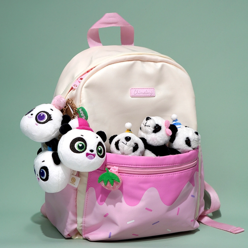 长隆纪念品 野生动物世界全妹同款熊猫双肩背包送孩子上学礼物
