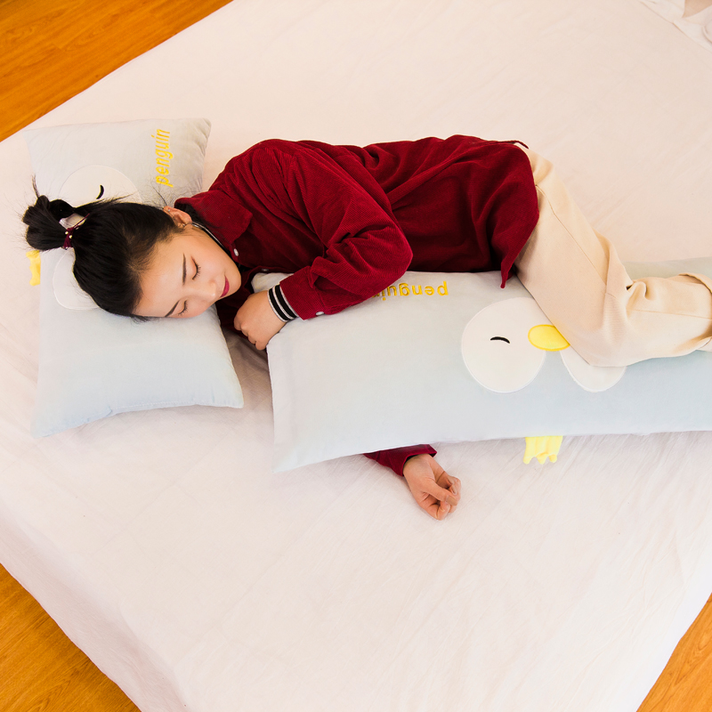 可爱大号公仔抱枕靠垫卡通双人枕头毛绒玩具女生可拆洗抱枕长条枕