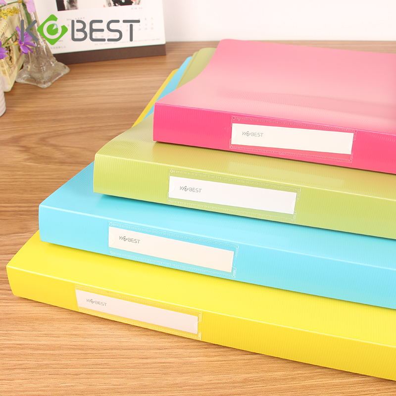 康百4开文件夹透明资料册A2素描画册海报收纳册多层插页袋4K素描