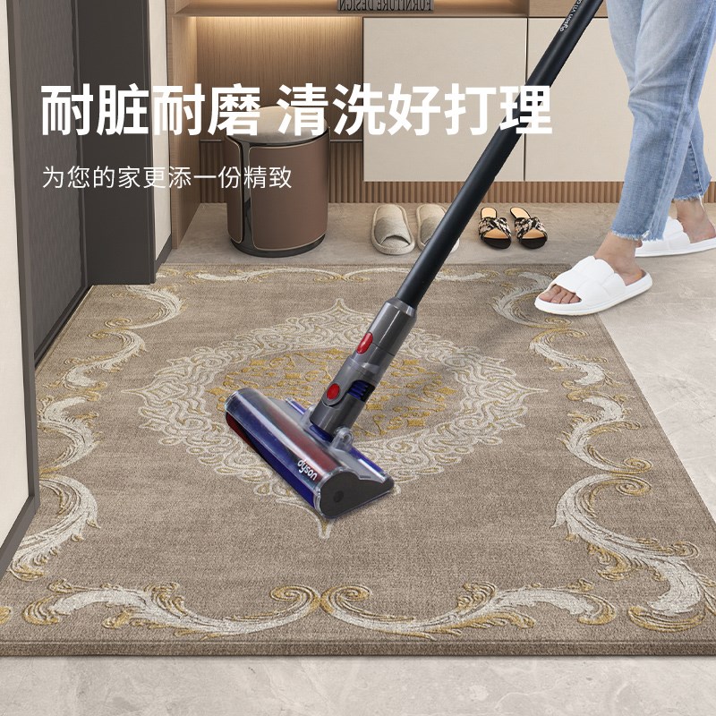 地垫入户门垫入门门口地毯高级进门2024新款脚垫可裁剪耐脏玄关垫