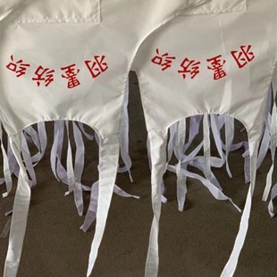 纺纱纺织厂围裙女工工作劳保卫生围裙白色布围裙厨师帽子套袖印字