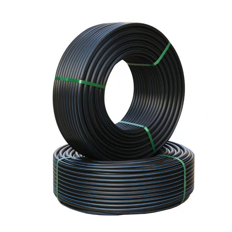 PE热熔塑料黑管自来水管1寸32下水管排水管3分16灌溉管50管道穿线