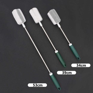 长柄杯刷清洁细杯子神器水杯清洗家用海绵刷保温杯茶杯试管花瓶刷