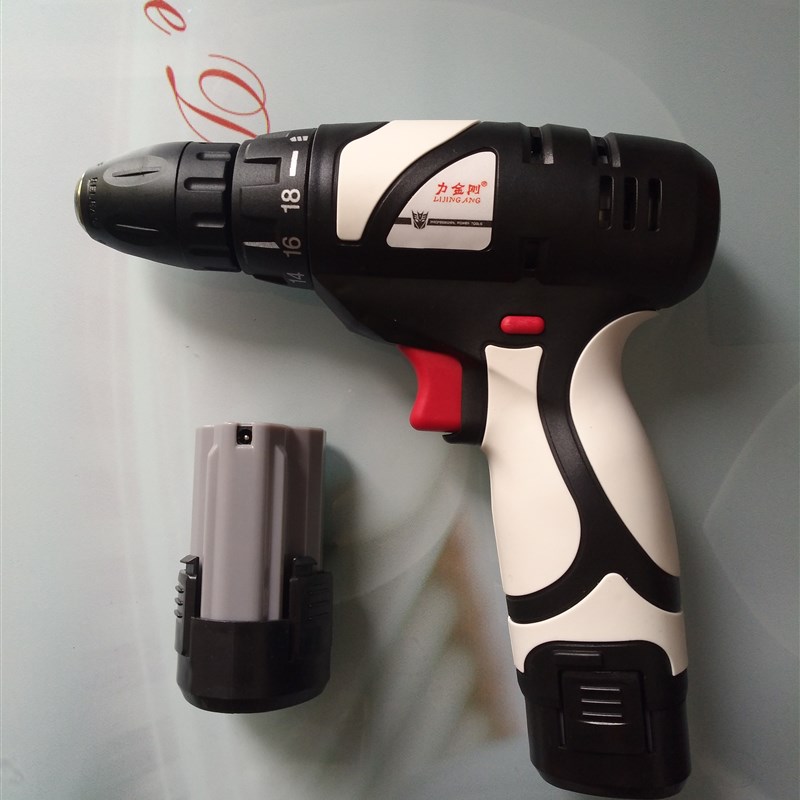 力金刚12伏锂电电钻912-1电动螺丝刀家用多功能充电电钻手电钻