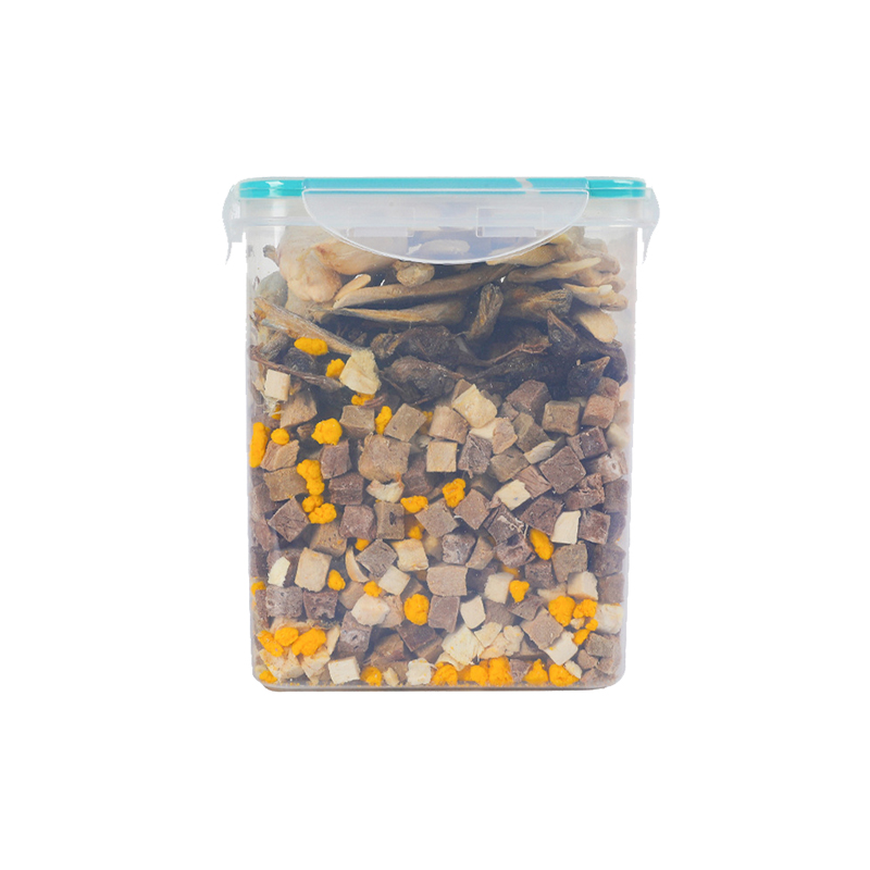 混合冻干桶鸭肉牛肉冻干猫粮猫零食500g猫咪小鱼干鹌鹑蛋黄鸡胸肉