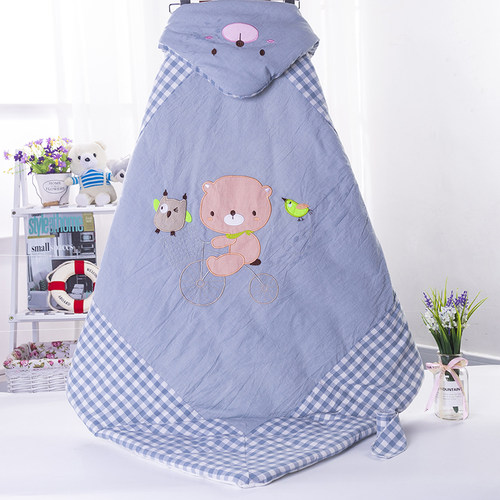 婴儿抱被冬加厚春秋外出纯棉初生包被新生用品宝宝小被子襁褓四季