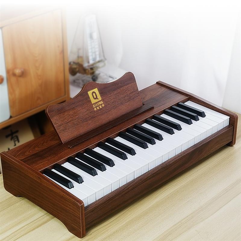 木质钢琴电子琴初学入门37键便携乐器家用儿童礼物成人可弹奏新年