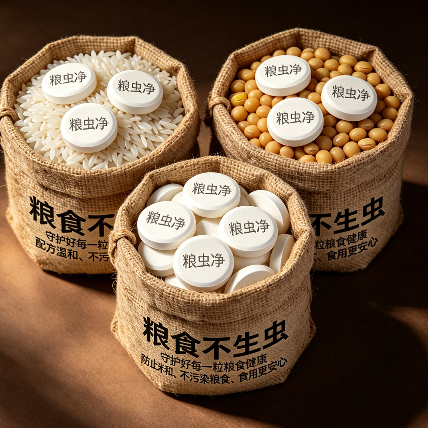 粮食防虫除米虫新款家用超市大米面粉干果药材黄豆小麦仓储保粮片