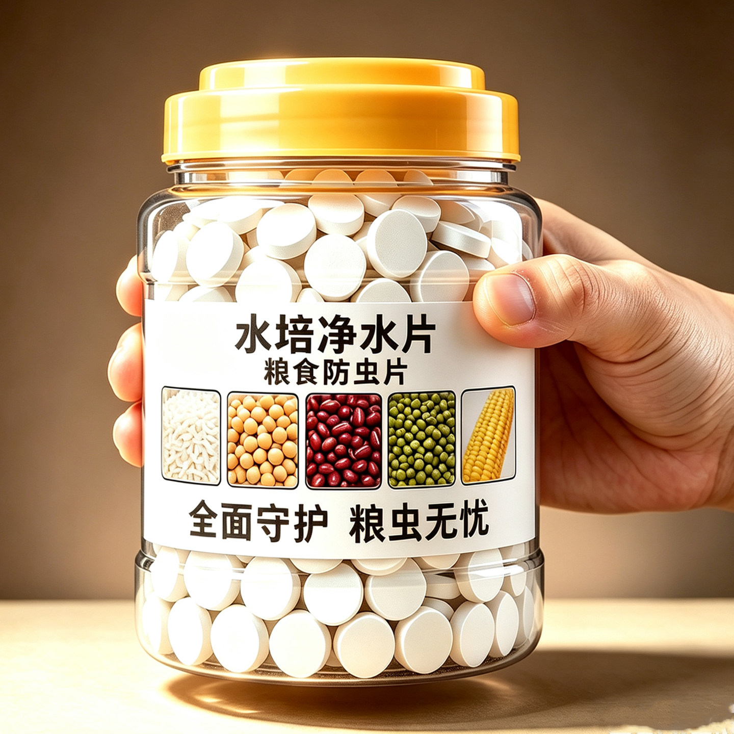 粮食防虫除米虫新款家用超市大米面粉干果药材黄豆小麦仓储保粮片