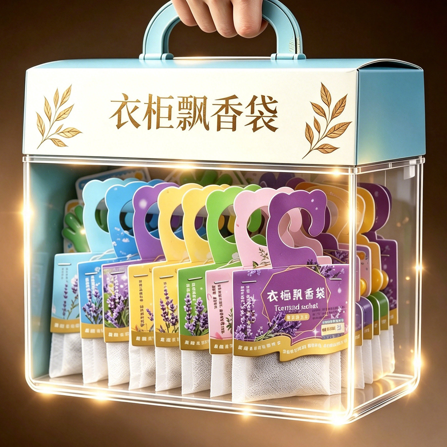 挂式薰衣草香包桂花香囊除霉衣橱留香卧式房间衣帽间衣柜除味留香