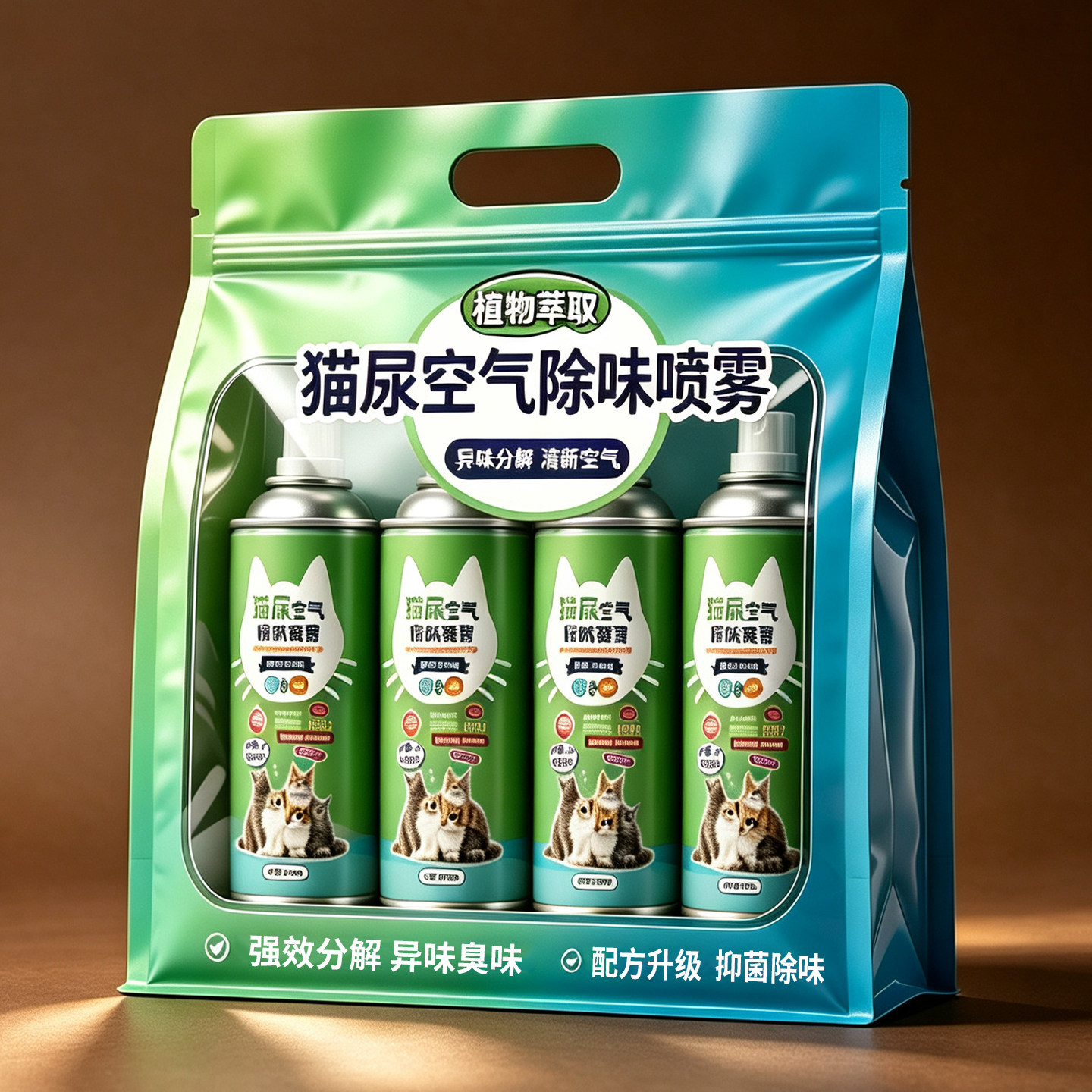 宠物用除臭剂除去异味驱避赶室内虫家用狗猫咪猫砂生物酶分解喷雾
