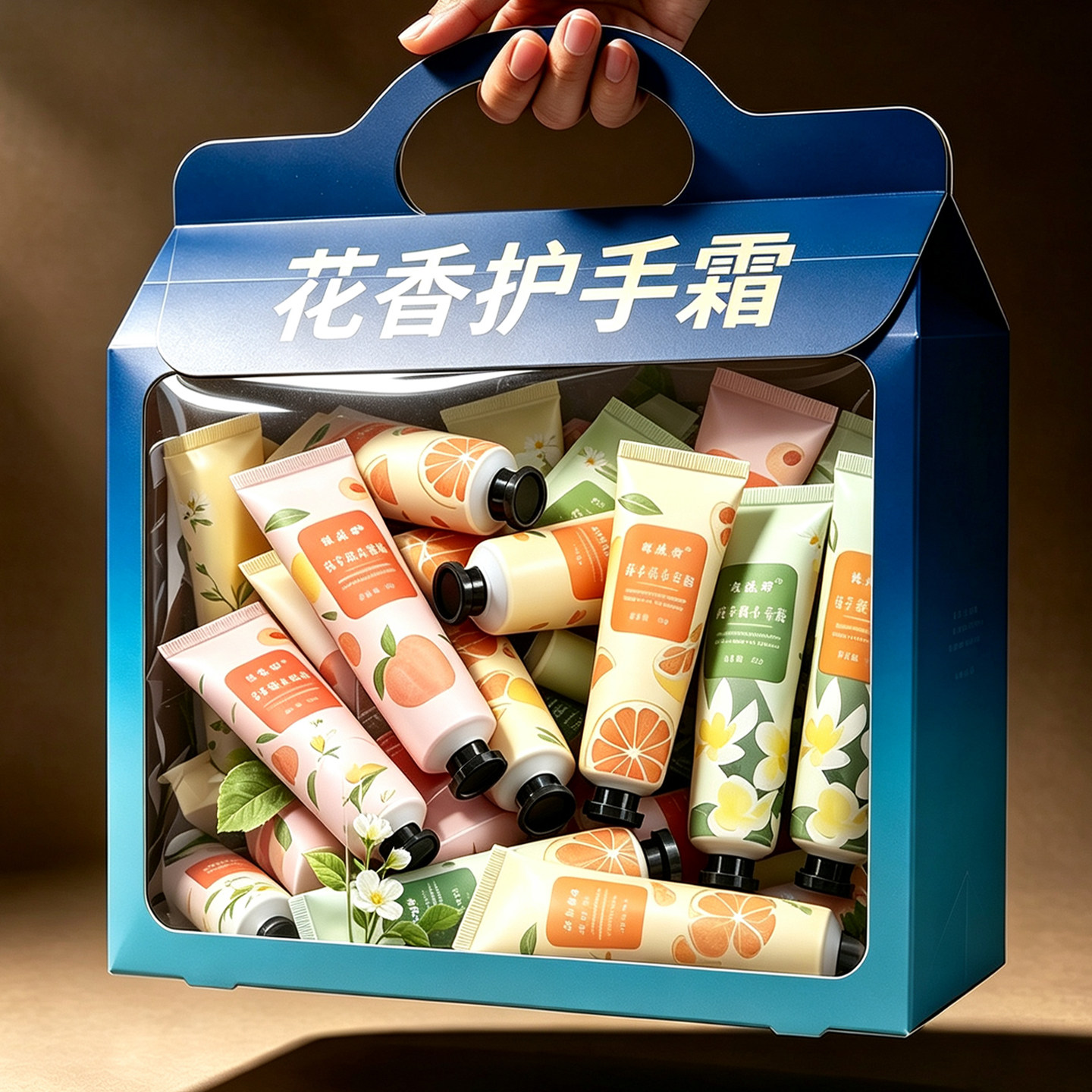 护手霜批发补水花果香引流活动保湿开业礼品公司干裂扫码便携冬季