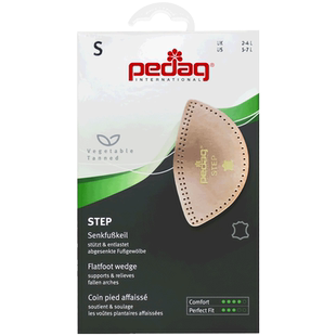 PEDAG进口扁平足真皮足弓支撑垫支撑脚心塌陷平底足心贴牛皮鞋垫