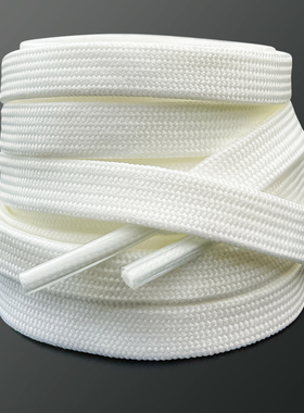 白色鞋带男款女板鞋运动鞋空军一号aj1纯白扁平帆布鞋绳小白鞋黑