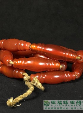 天然鼓珠挂饰手串老玛瑙