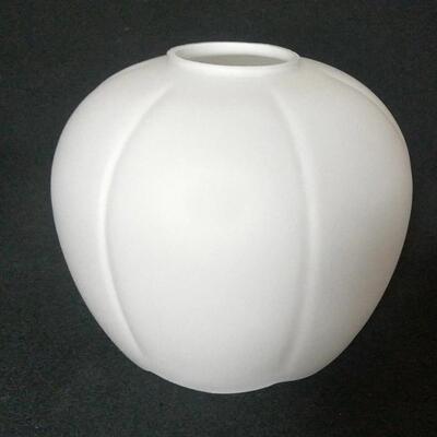 花口双开口灯罩灯饰配件奶白磨砂奶白磨砂上下口灯罩台灯吊灯灯罩