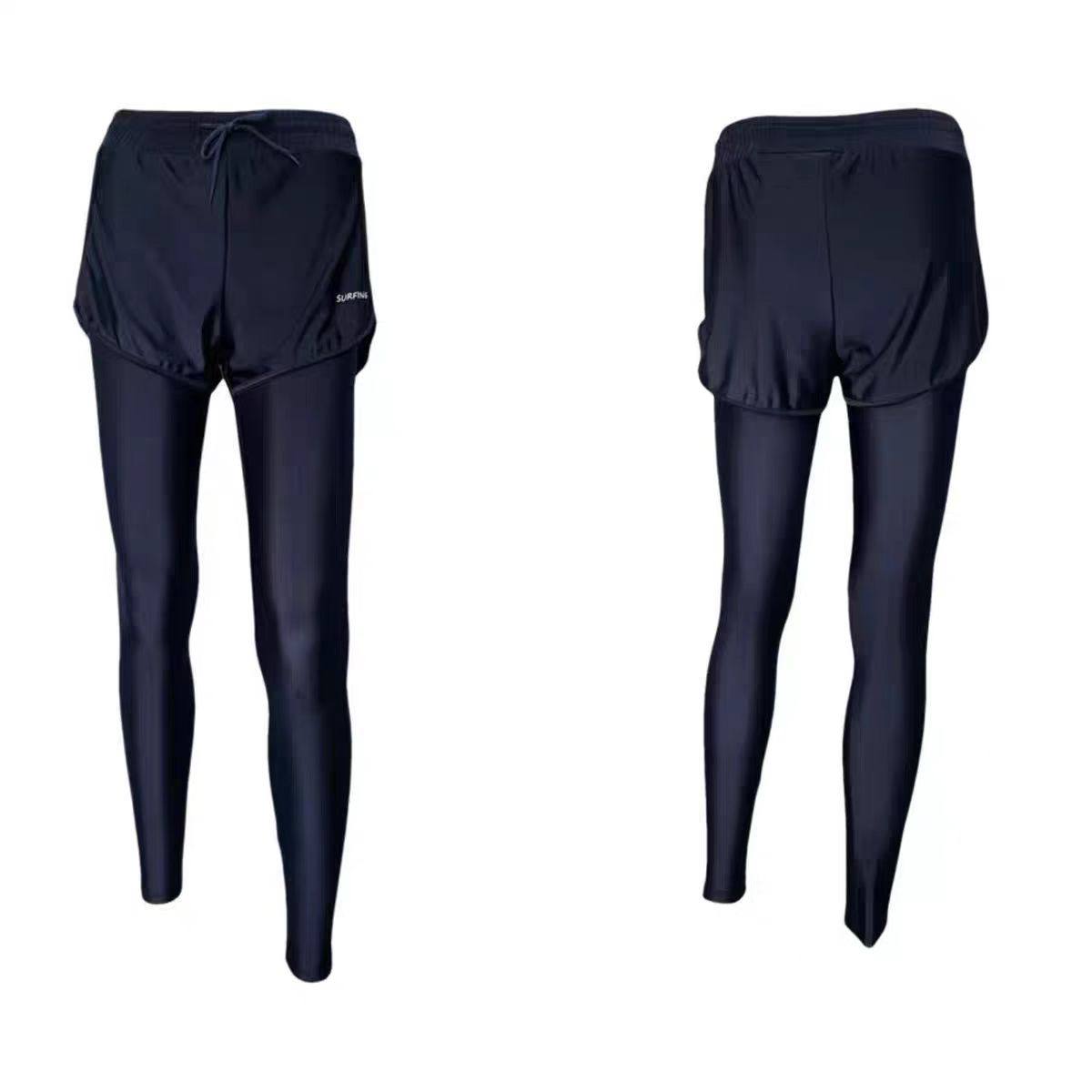 豆豆丁女士假两件泳裤防走光分体长裤防晒显瘦潜水冲浪水母裤运动,运动/瑜伽/健身/球迷用品,女士泳裤,淘宝优惠券,粉丝福利购,淘宝优惠卷