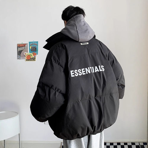 棉服男款冬季加厚羽绒棉袄秋冬oversize外套潮牌2024新款情侣棉衣