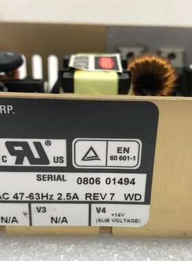 {议价}USS100M-123工业工控设备电源+14V7.1A实