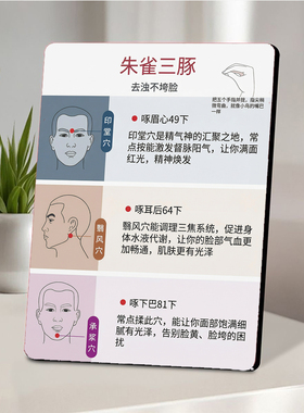 朱雀三脉去浊不垮脸 美容院店内展示桌面摆件