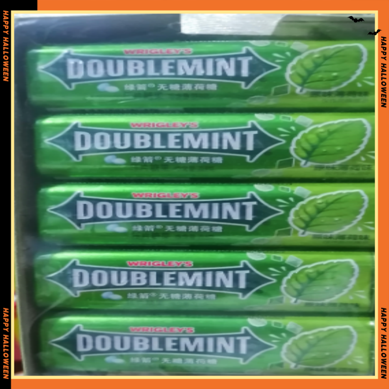 绿箭无糖薄荷糖铁盒口香糖口气清新接吻清嘴含片清凉糖果零食