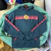 星爵 银河卫队周边 美式 乐园版 复古连帽卫衣男女秋冬薄绒帽衫 379