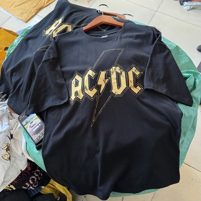 Classic Bolt Logo ACDC乐队经典朋克美式男女摇滚短袖T恤T-Shirt