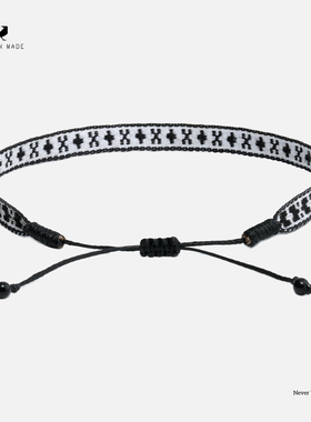 RONINMADE小众欧美编织定制宫殿手绳男生手链情侣礼物女高级