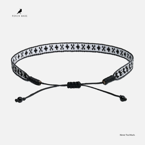 RONINMADE小众欧美编织定制宫殿手绳男生手链情侣礼物女高级