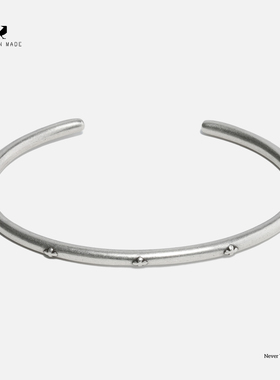 RONINMADE小众设计感原创复古阿加比十字纯银手镯男礼情侣物中古