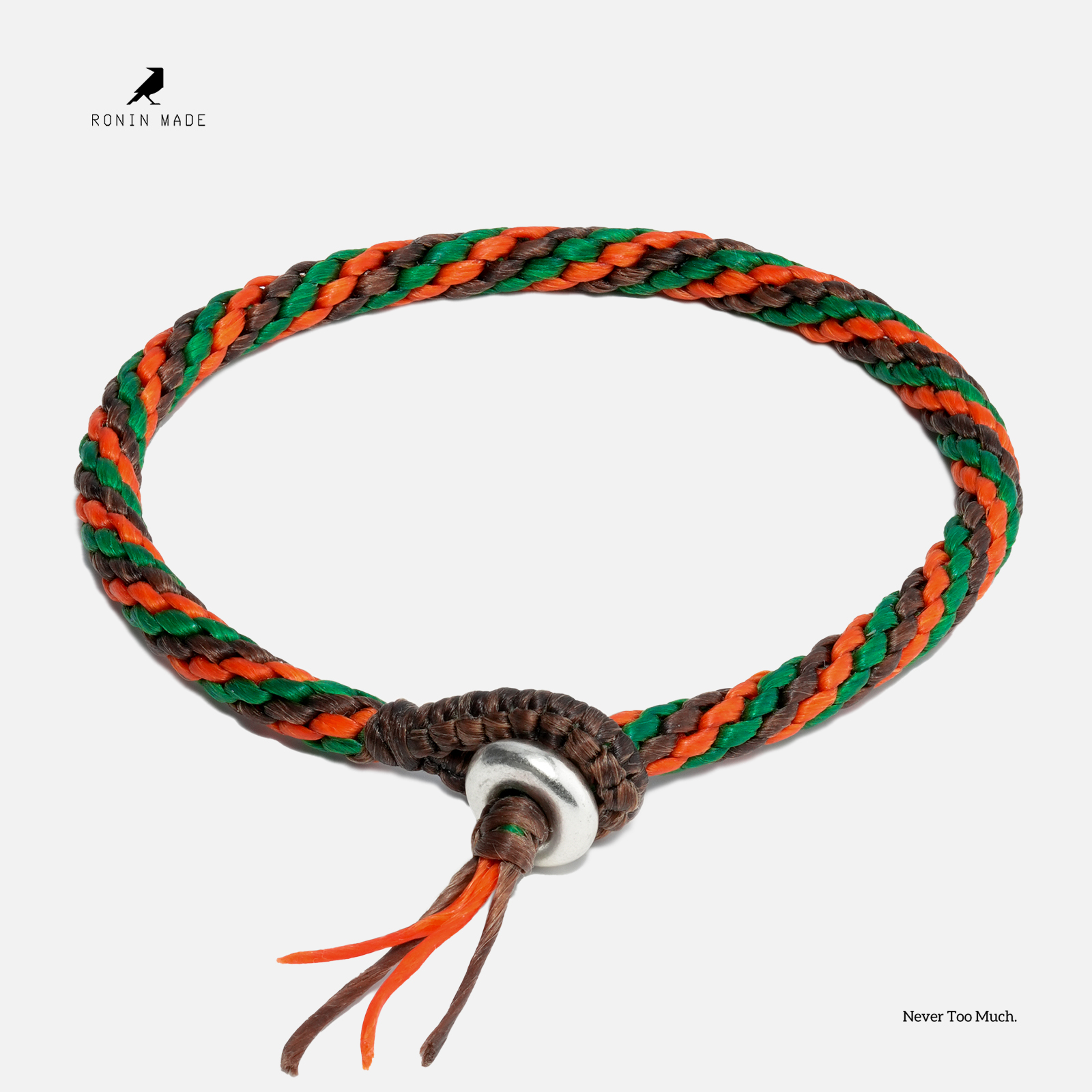 roninmade高级复古绿色手链
