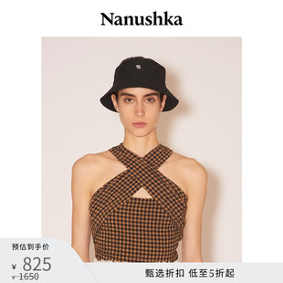 男女同款 NANUSHKA LAMONT 甄选折扣 LOGO刺绣渔夫帽遮阳帽