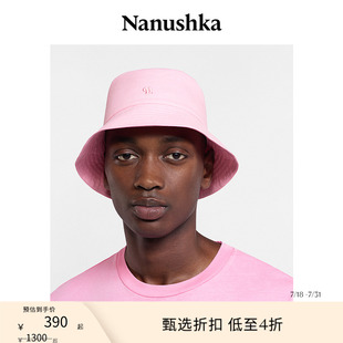 男女同款 CARAN 七夕甄選 時(shí)尚 休閑寬檐平頂漁夫帽 NANUSHKA