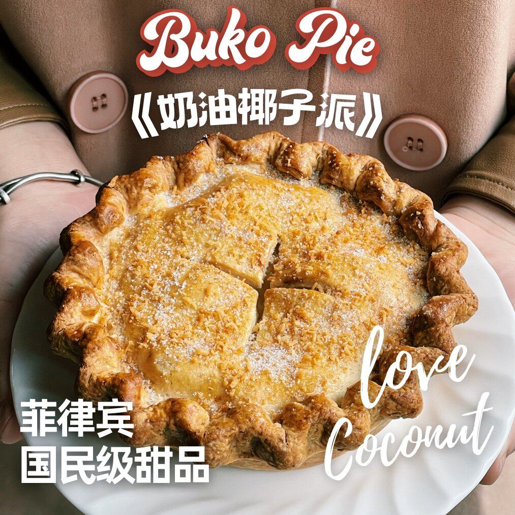5号-奶油椰子派,手工现烤空气炸锅美食健身下午茶聚会伴手礼