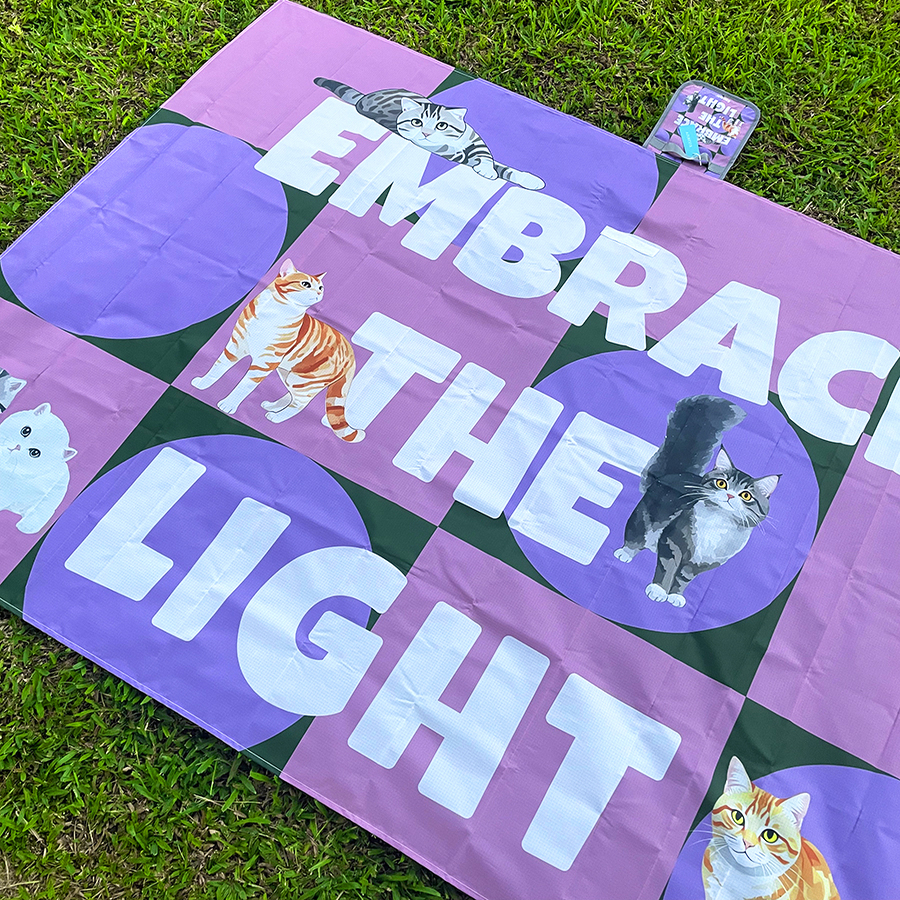 加密格子纹露营超轻便携AZURESTR