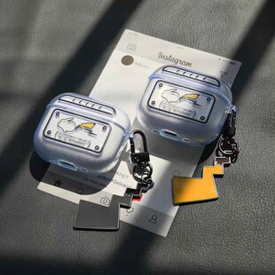 二次元皮卡丘适用oppo encoair4pro保护套encoair4新声版蓝牙耳机套通透明air4新声版软壳