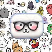 Clip 眼镜熊适用漫步者xclip原子豆atomevo保护套atombuds plus耳机x1evo卡通Comfo Q可爱x5pro壳x1防摔X5EVO