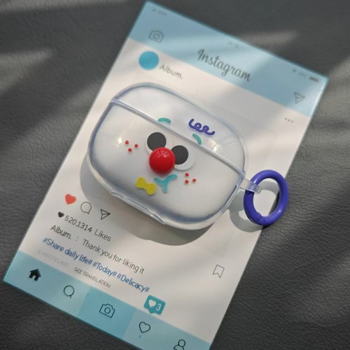 小丑表情适用oppo encofree4保护套encoair4pro蓝牙耳机套encoair4卡通encox3卡通air2软r3壳全包