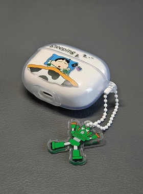 可爱卡通适用于oppo encox3保护套encoair4pro蓝牙air2pro耳机套encor3可爱encofree3卡通air2新声版软壳全包