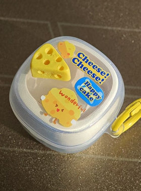 奶酪happy倍思wm02保护套wm01蓝牙耳机套wm02+数显版卡通可爱软壳